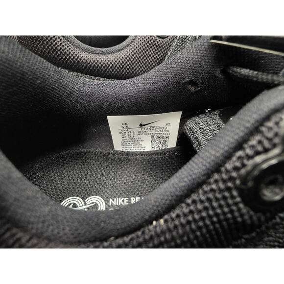 Nike React Infinity Run Flyknit 2 Women Shoes Anthracite Ghost Black Size 6.5 B - Picture 9 of 12